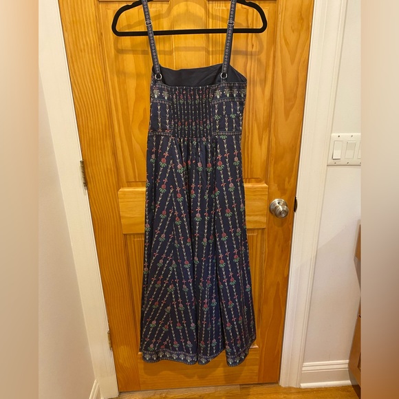 The Margot dress Hill House small in navy trailing fern - Picture 9 of 11